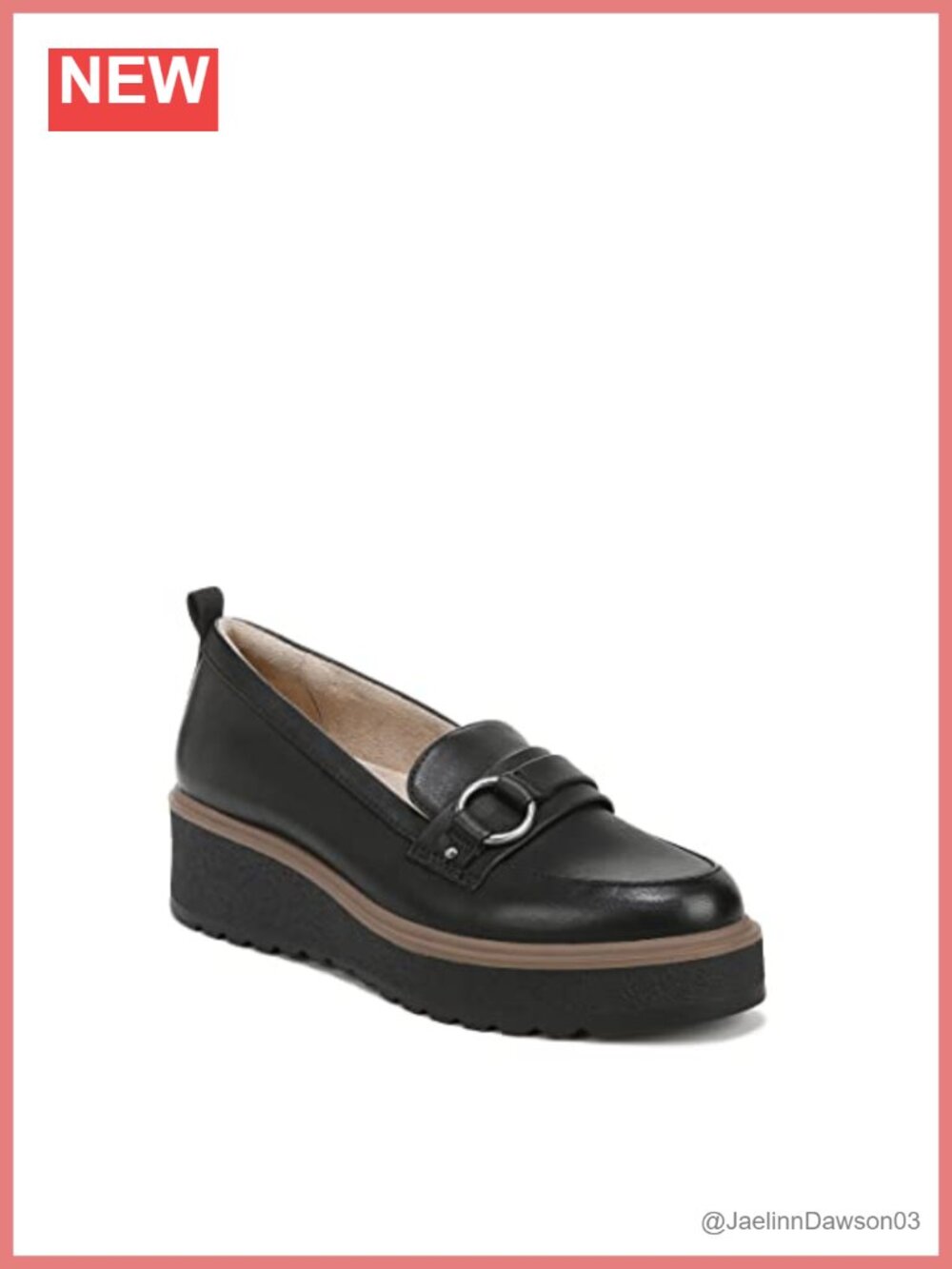 Naturalizer Women's Wedge Loafers Slip-On Platform Lug Sole Comfort Memory Foam